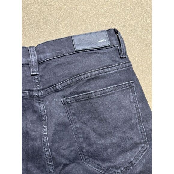 Amiri REAR Black straped Jeans Size 32 Authentic Retail $1500 - Picture 8 of 12